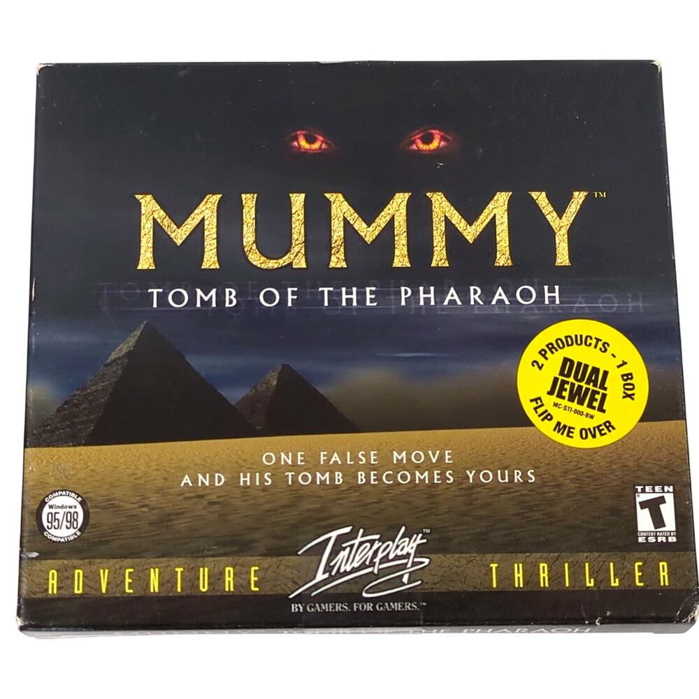 Mummy Tomb of the Pharaoh & Frankenstein Eye of the Monster Dual PC Game FMV
